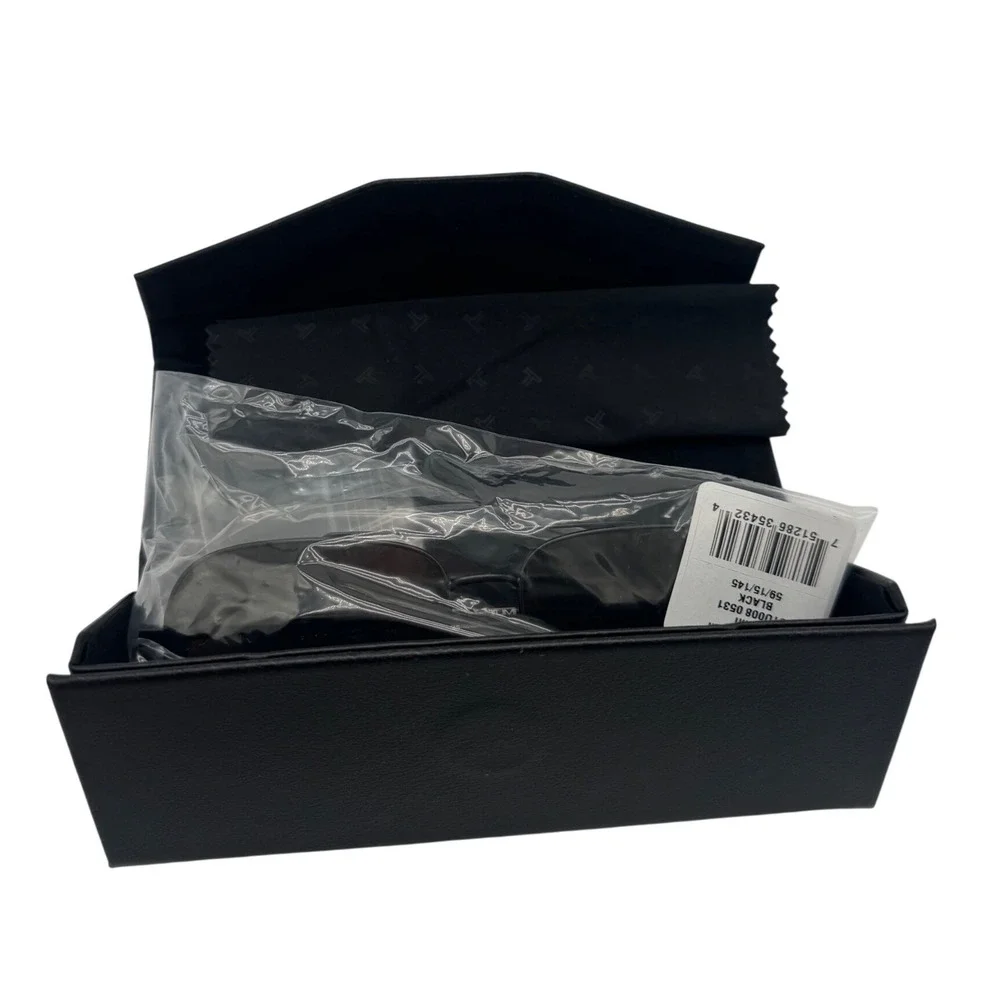 Tumi STU008 0531 Black Brown Gradient Aviator Sunglasses NEW Original‎ Packaging